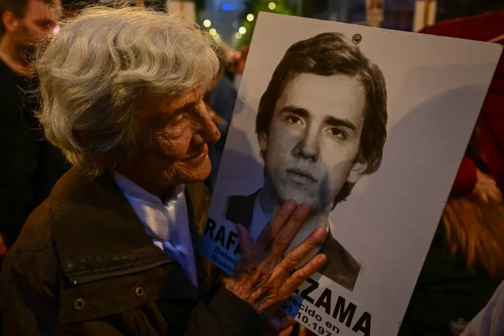 Alba González, integrante de Madres y Familiares de Detenidos Desaparecidos,.webp