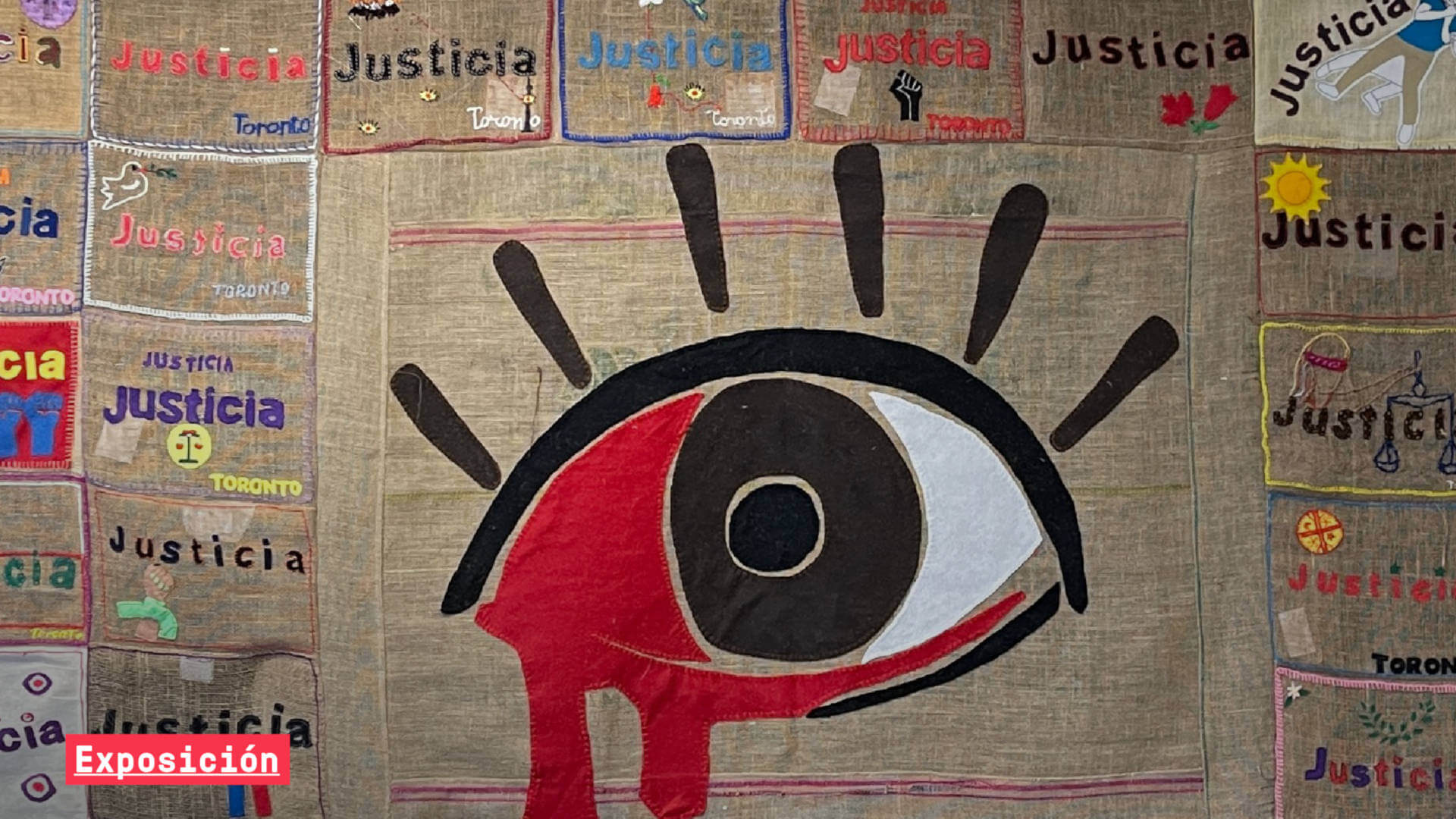 Fotografía de arpillera