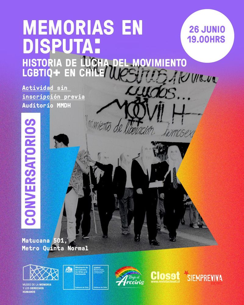 Memorias en disputa: Historia de lucha del movimiento LGBTIQ+ en Chile.